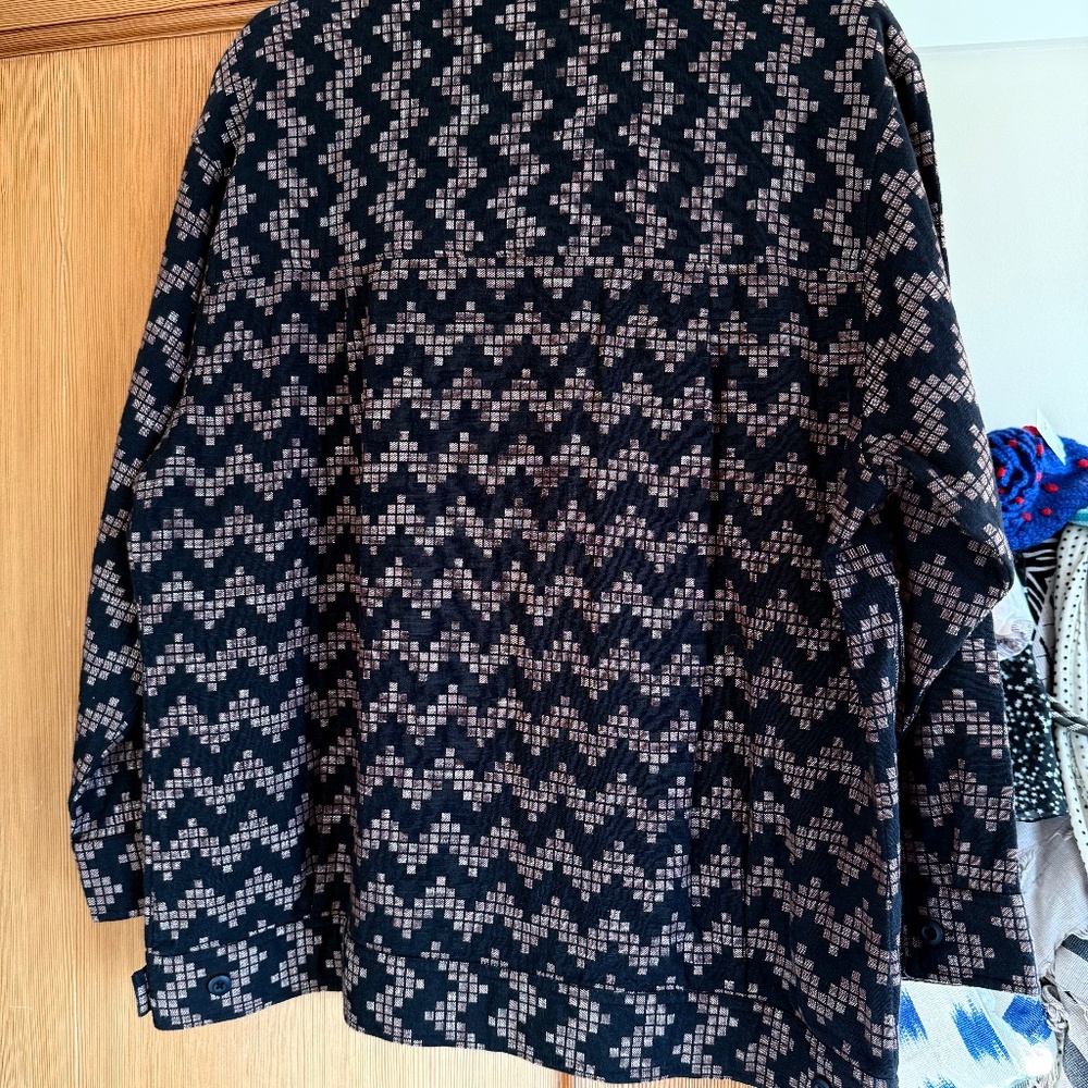 Ace & Jig Black Herringbone Field Jacket - Picture 3 of 8